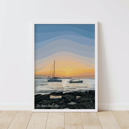 San Antonio Sunset, Ibiza Landscape Wall Art