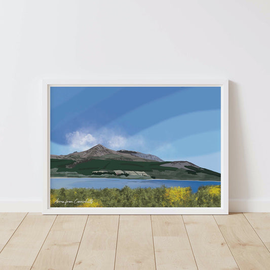 Goatfell from Corriehills, Ayrshire Scotland Landscape Wall Art