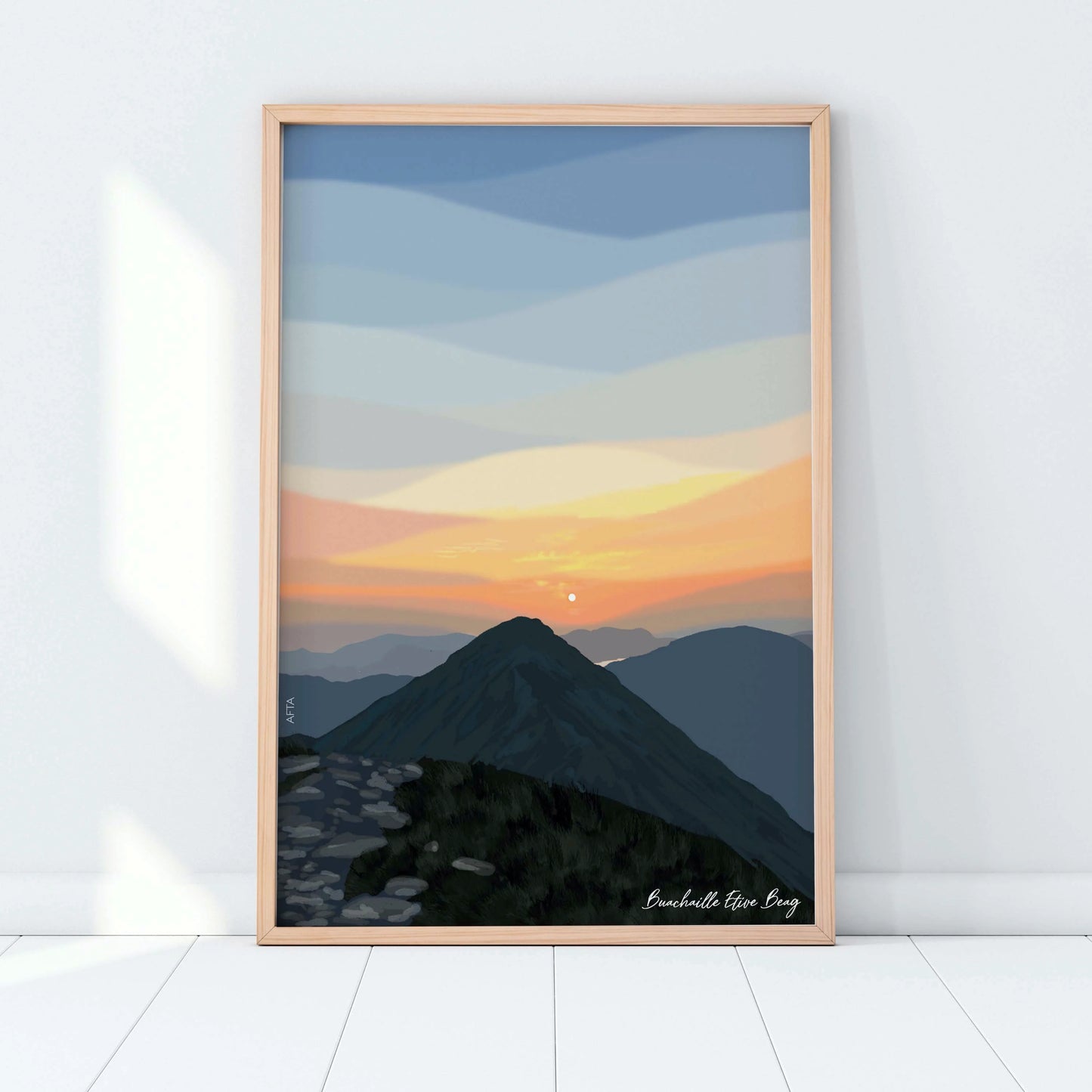 Buchaille Etive Beag, Glencoe Highlands Scotland Landscape Wall Art