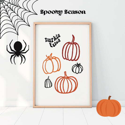 Pumpkin Patch Halloween Wall Art