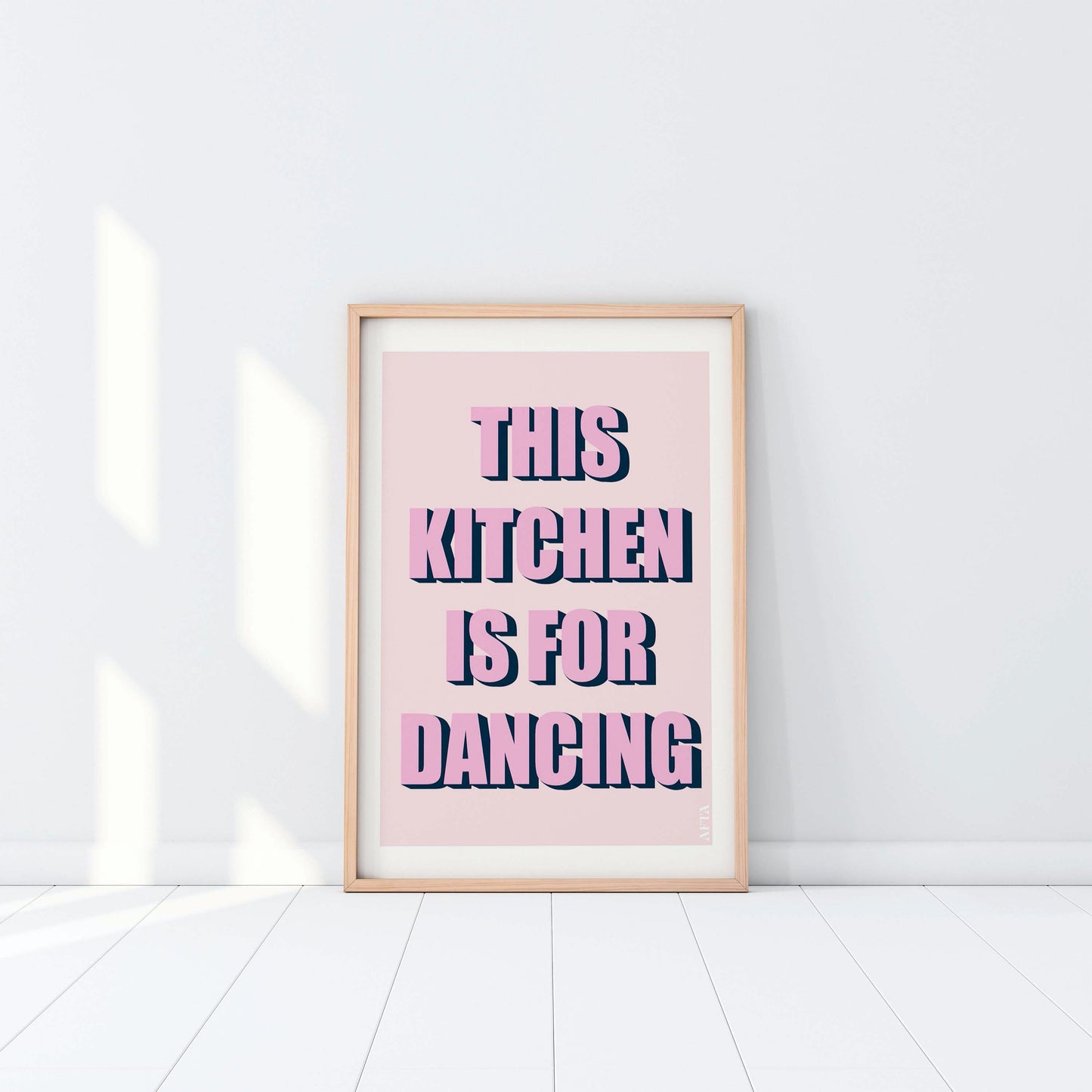 This Kitchen is For Dancing Wall Art