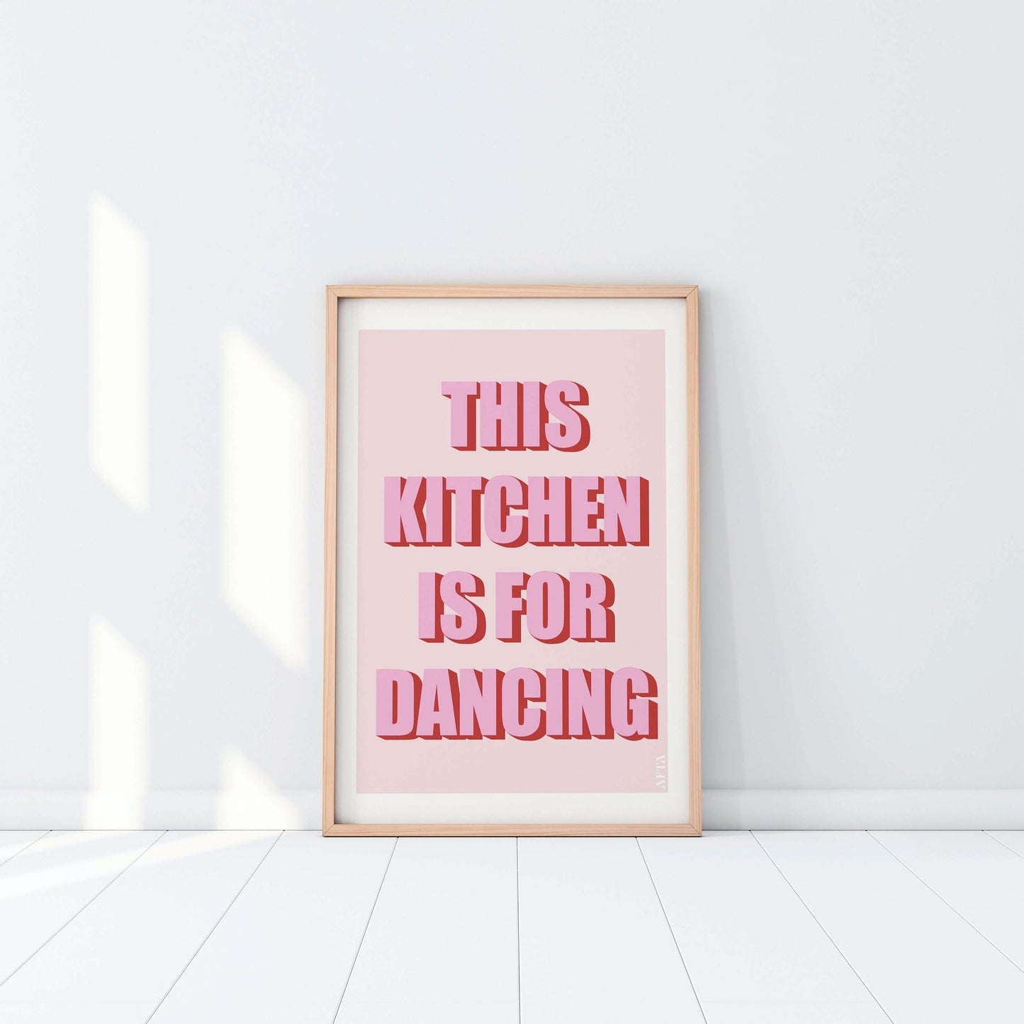 This Kitchen is For Dancing Wall Art